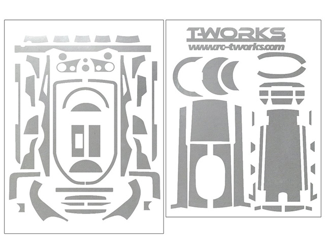 TEAM AJ TS-040M ミラークロームプロポスキン フタバ 7PXR/7PX用